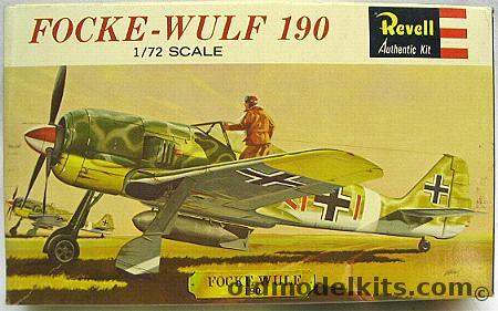 Revell 1/72 Focke-Wulf Fw-190, H615-49 plastic model kit
